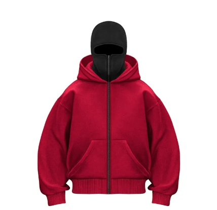 Fleece-lined Double Hood Sweater